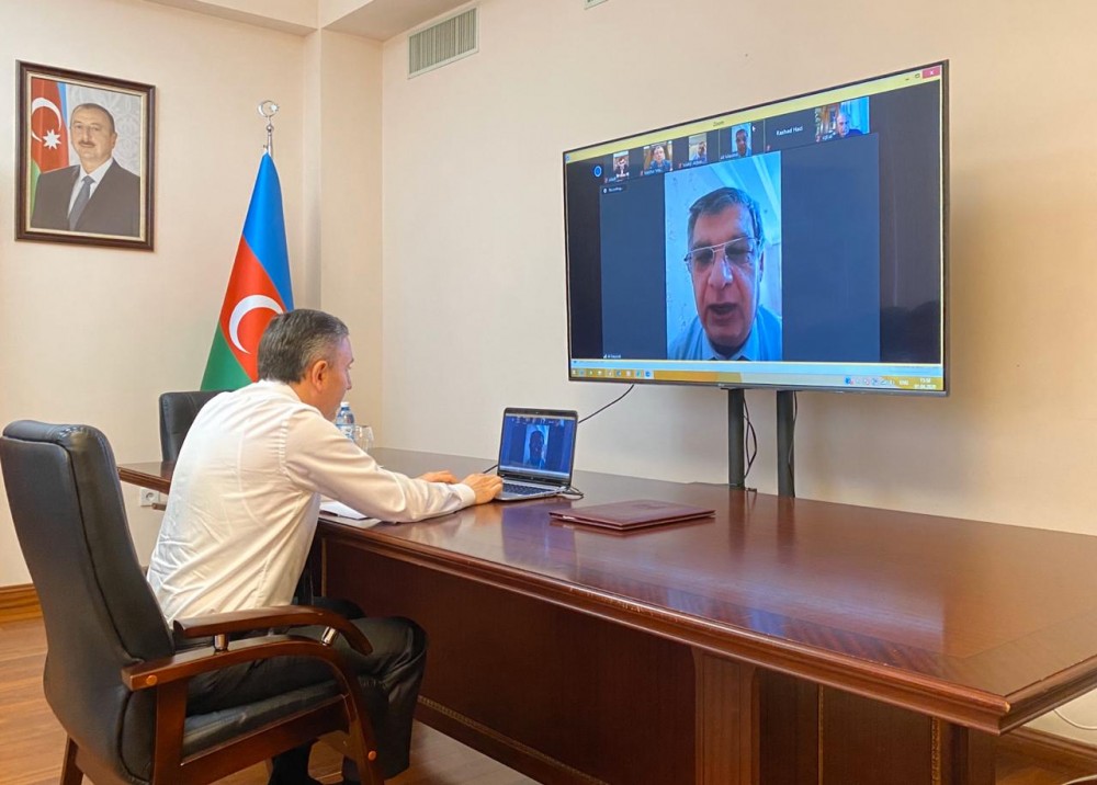 İqtisadi siyasət, sənaye və sahibkarlıq komitəsi videoiclas keçirdi - FOTOLAR